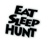 eat sleep hunt decal